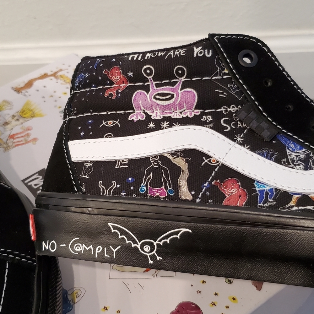 Vans x No Comply x Daniel Johnston mids